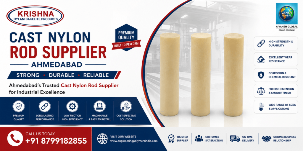 Cast Nylon Rod Supplier Ahmedabad