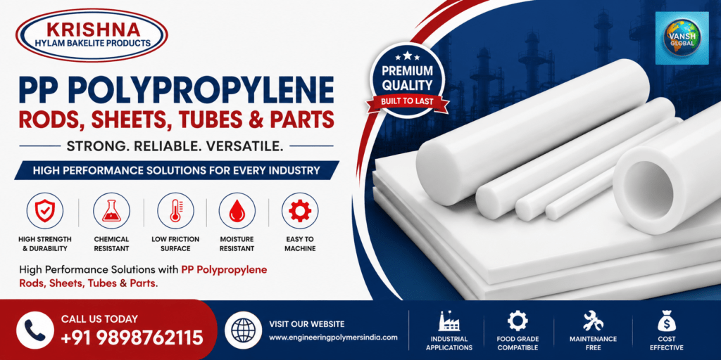 PP Polypropylene Rods Sheets and Tubes And Parts