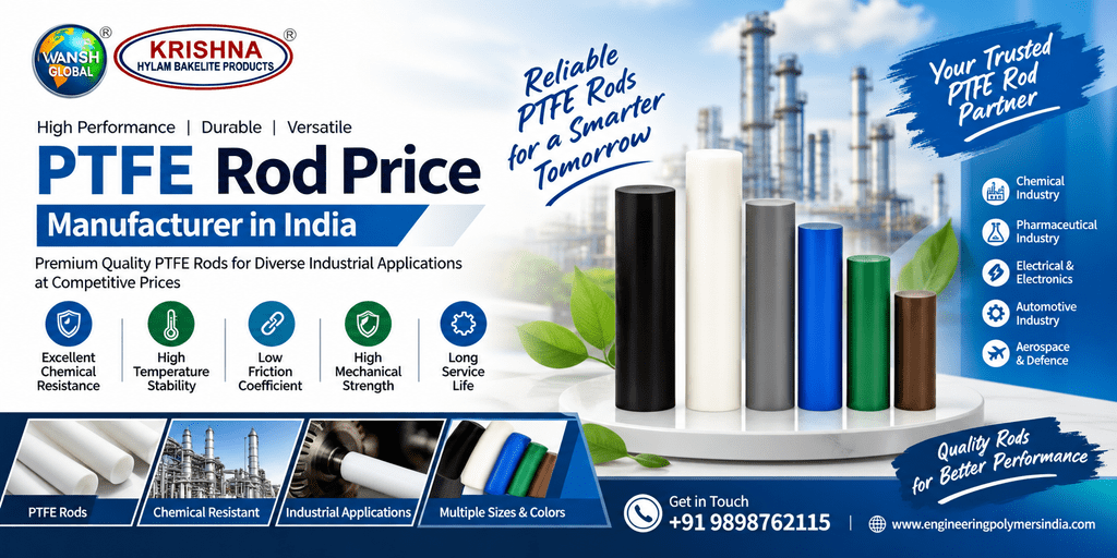 PTFE Rod Price Manufacturer in India